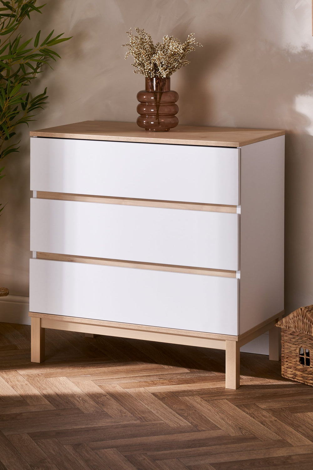 OBaby - Astrid Changing Unit - White - Mabel & Fox