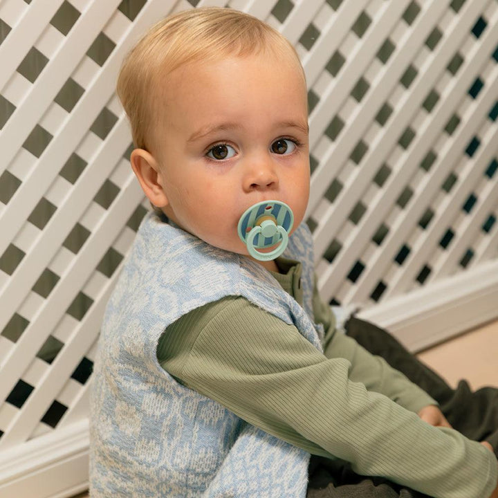 Bibs - Studio Colour Block Latex - Nordic Mint / Petrol Mix (2 Pack) - Mabel & Fox