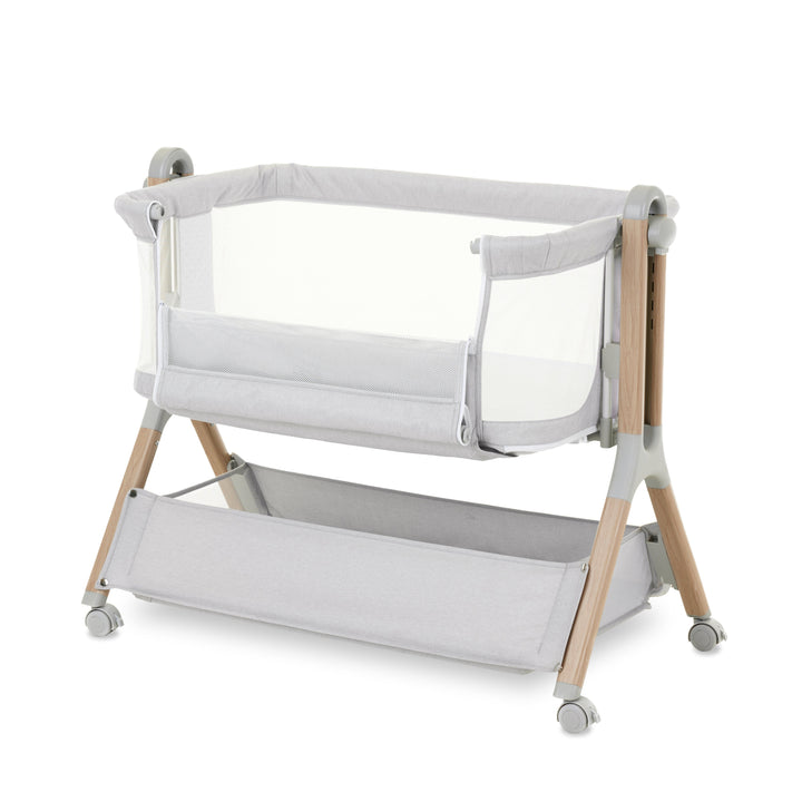 OBaby - Cloud Bedside Crib - Grey