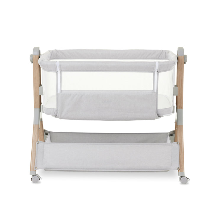 OBaby - Cloud Bedside Crib - Grey