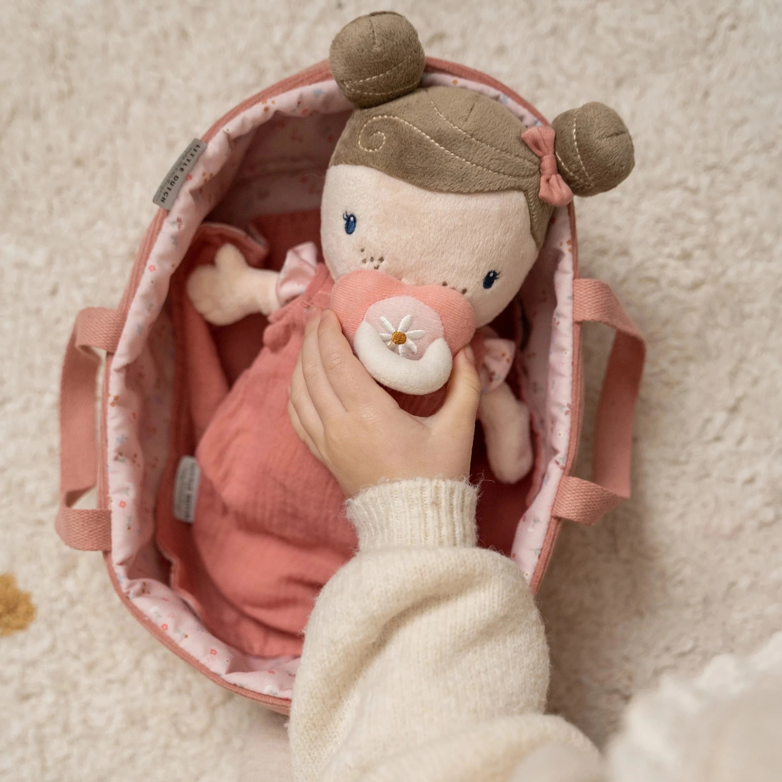 Little Dutch Baby Doll Rosa Little Pink Flowers Mabel Fox