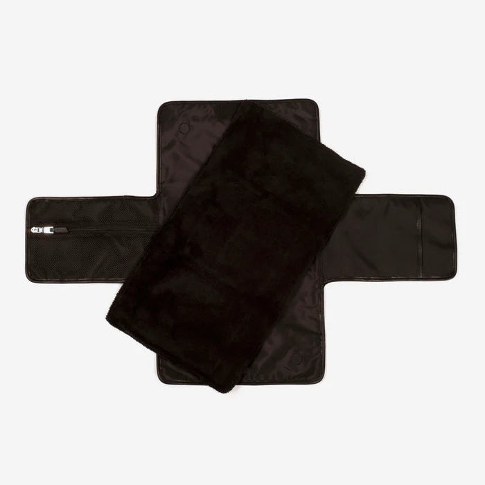 Tiba + Marl - Etta Changing Clutch - Silver - Mabel & Fox