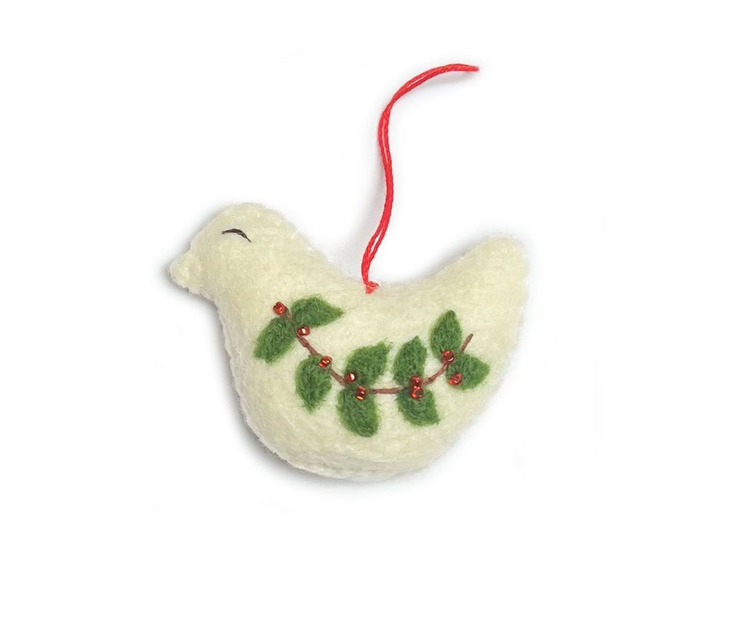 Gamcha - Handmade Christmas Decoration - Dove