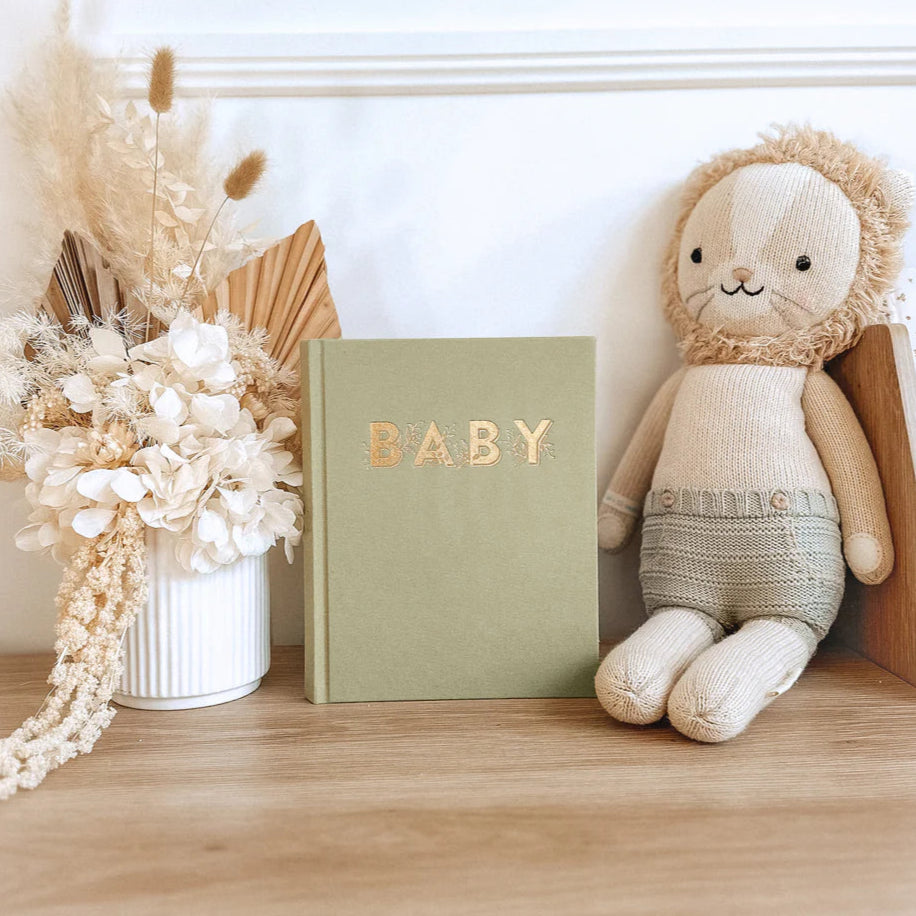 Fox & Fallow - Mini Baby Book - Sage - Mabel & Fox