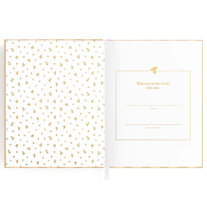 Fox & Fallow - Baby Book - Coffee Stripe - Mabel & Fox