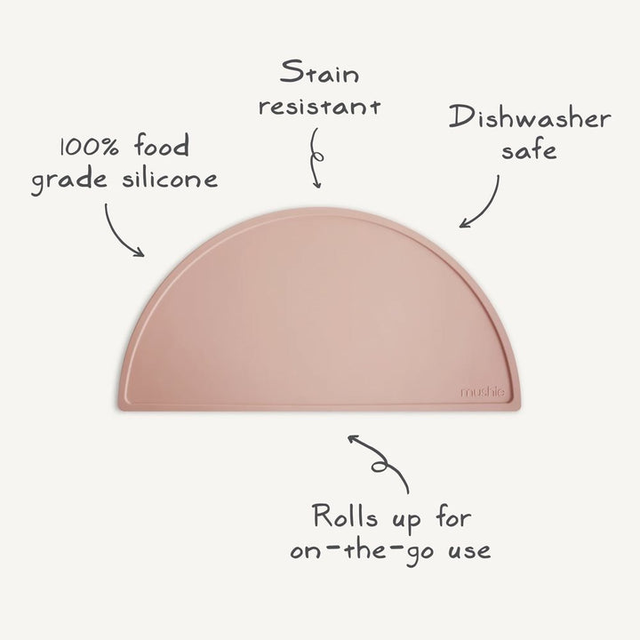 Mushie - Silicone Mat - Bows