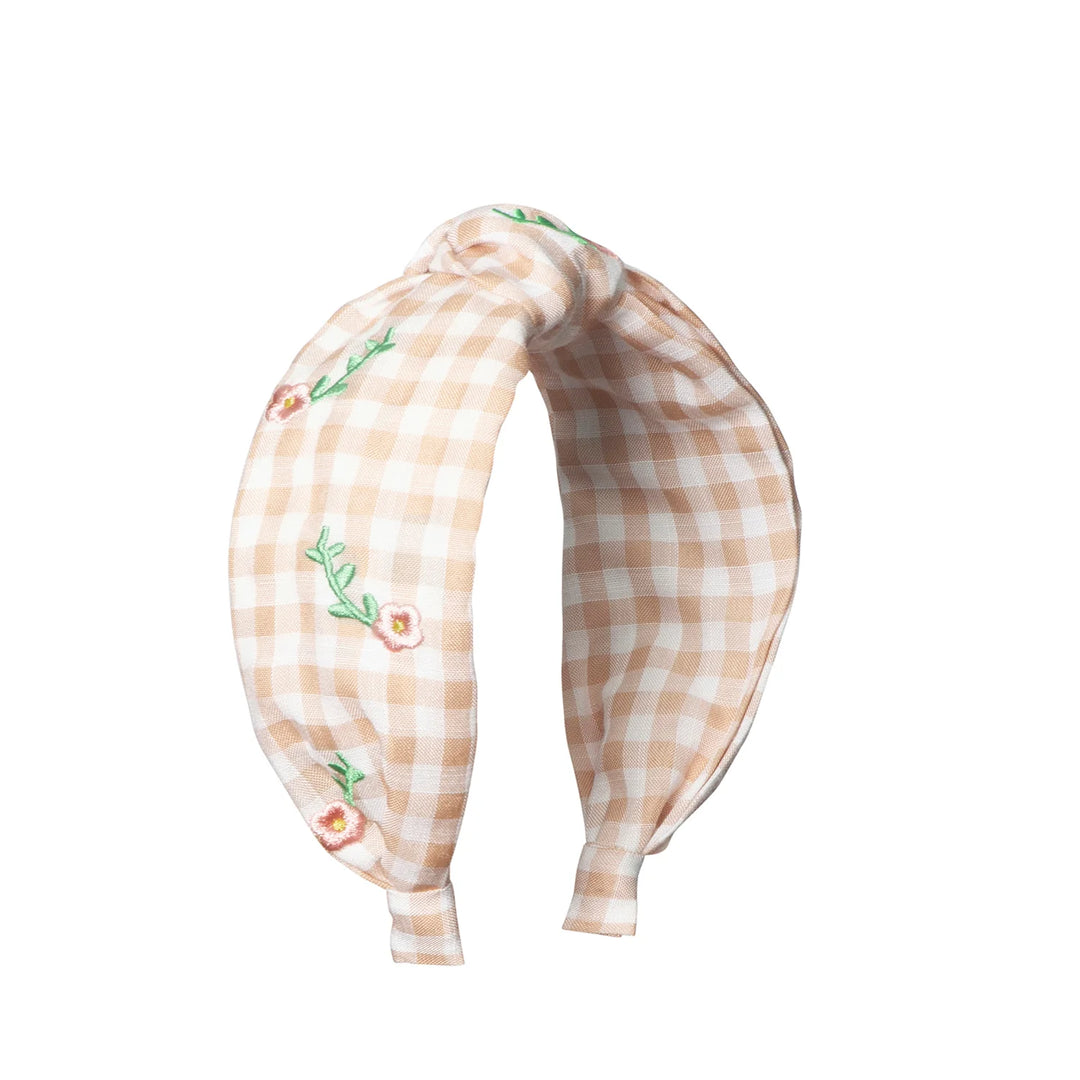 Rockahula - Headband - Floral Embroidered Knotted Headband - Mabel & Fox