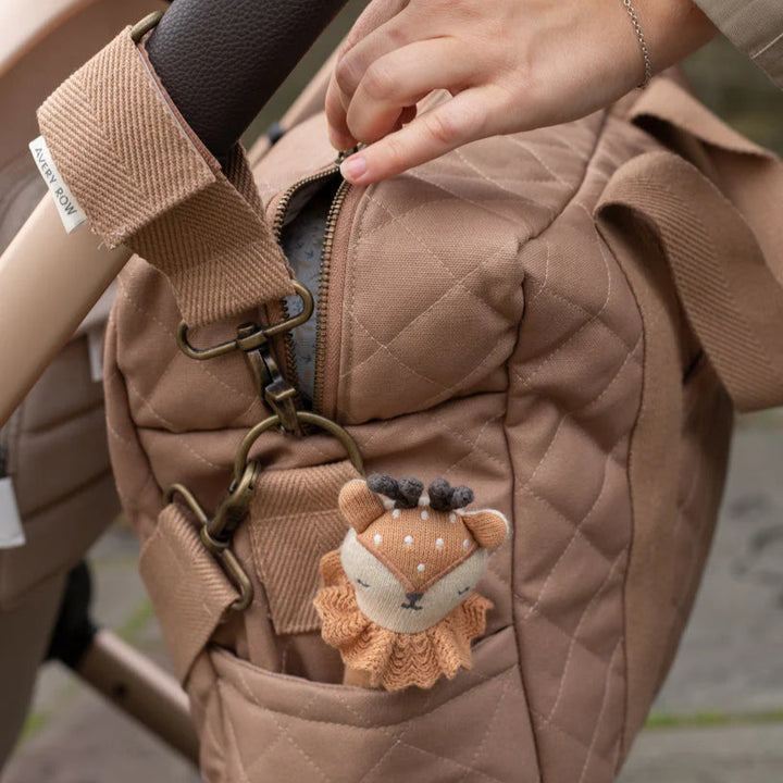 Avery Row - Baby Changing Bag - Latte - Mabel & Fox