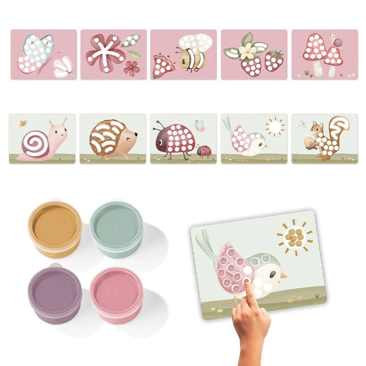 Little Dutch - Fingerpaint Set - Fairy Garden - Mabel & Fox