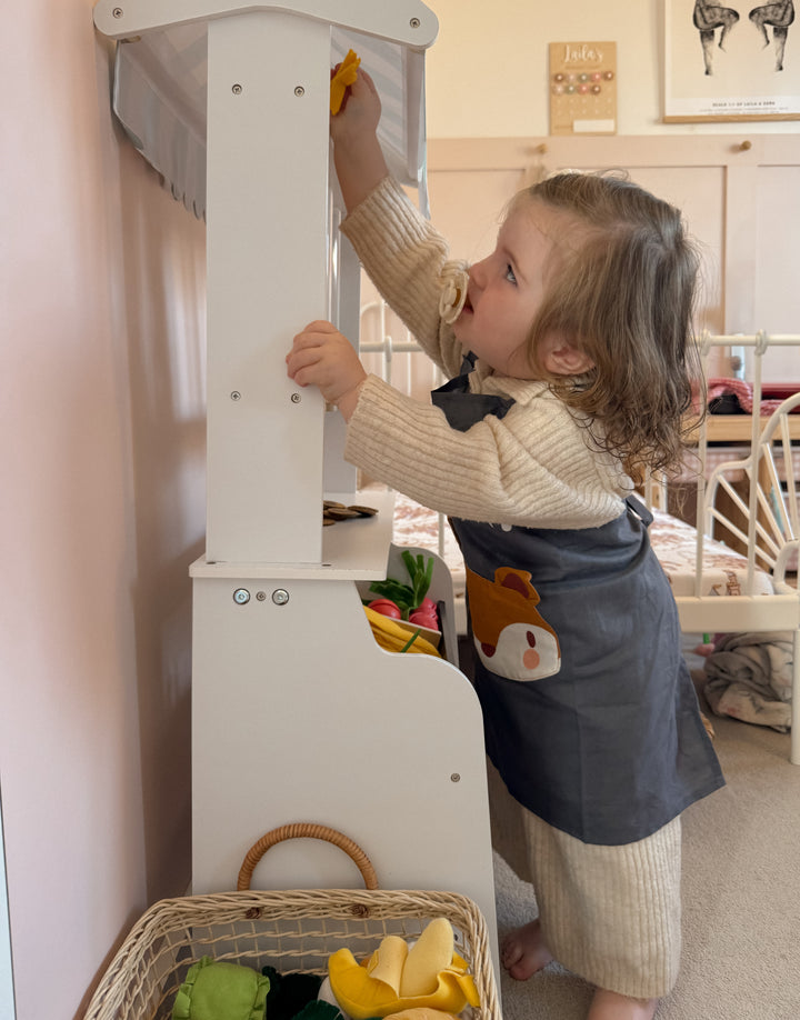 ThreadBear - Personalised Linen Apron - Fox