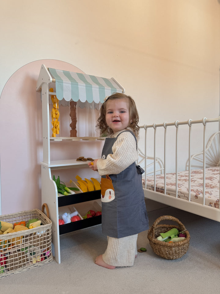 ThreadBear - Personalised Linen Apron - Fox