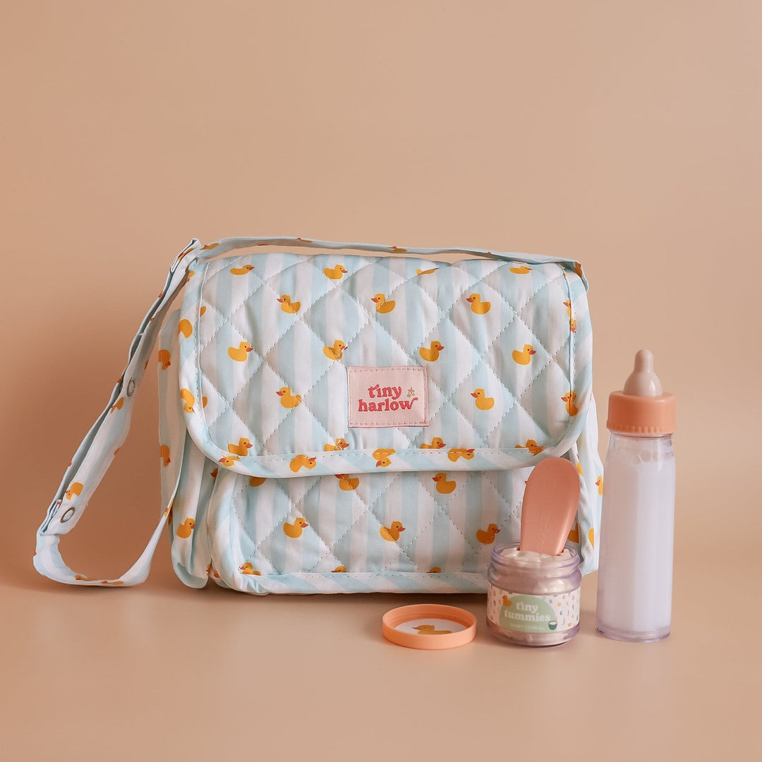 Tiny Harlow - Tiny Nurturers Set - Blue Ducky - Mabel & Fox