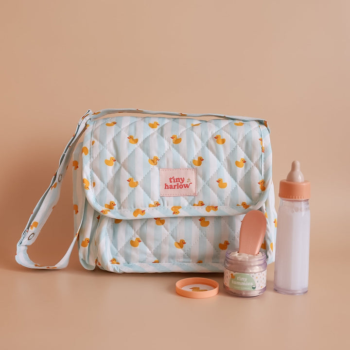 Tiny Harlow - Tiny Nurturers Set - Blue Ducky - Mabel & Fox