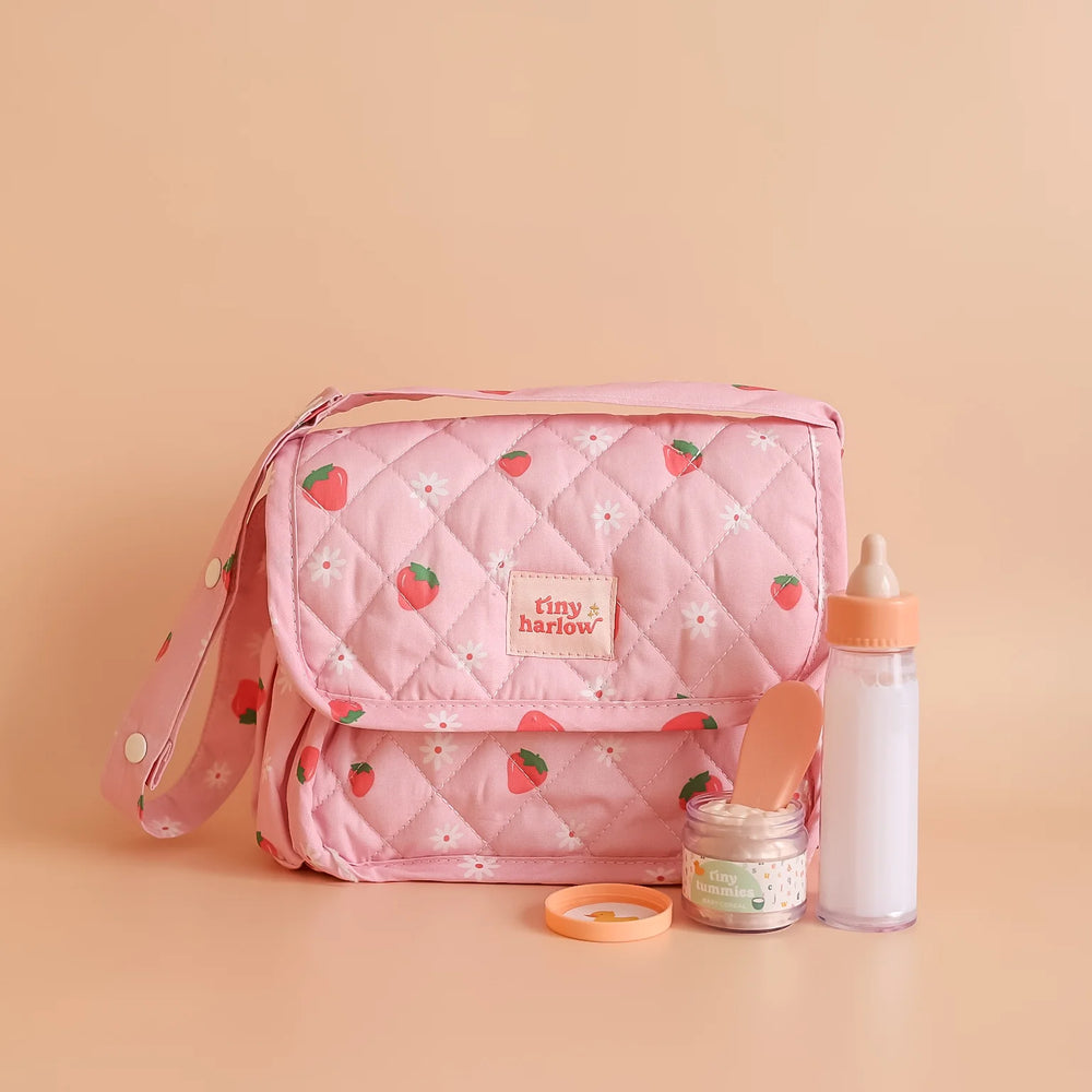 Tiny Harlow - Tiny Nurturers Set - Strawberry Picnic - Mabel & Fox