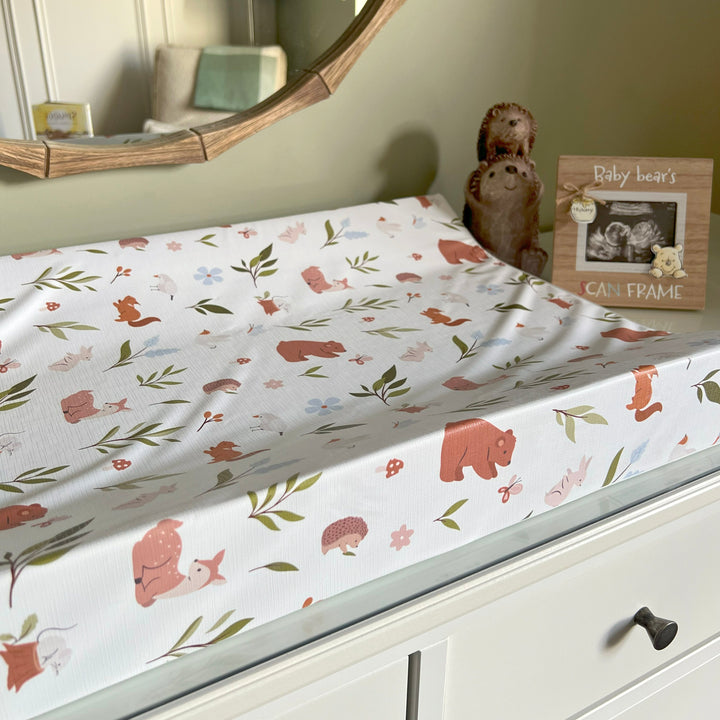 Mabel & Fox - Wedge Baby Changing Mat - Woodland Wonders