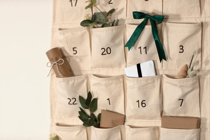 Mabel & Fox - Personalised Advent Calendar - Canvas Bow - Mabel & Fox