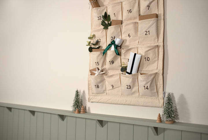 Mabel & Fox - Personalised Advent Calendar - Canvas Bow - Mabel & Fox