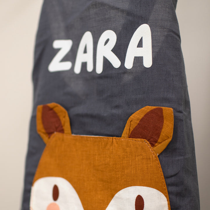 ThreadBear - Personalised Linen Apron - Fox