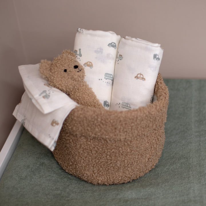 Jollein - Swaddle Muslin Large 115x115cm - On The Go - (2 Pack)
