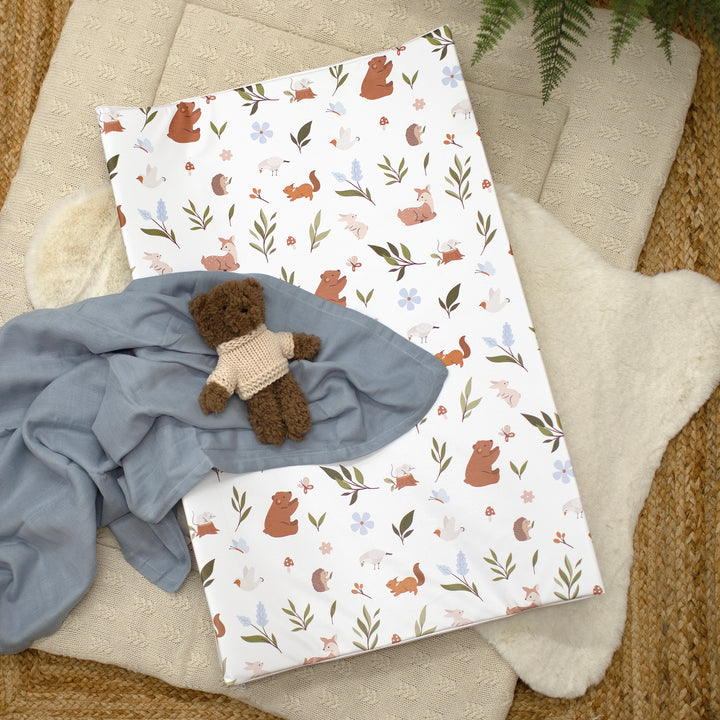 Mabel & Fox - Wedge Baby Changing Mat - Woodland Wonders