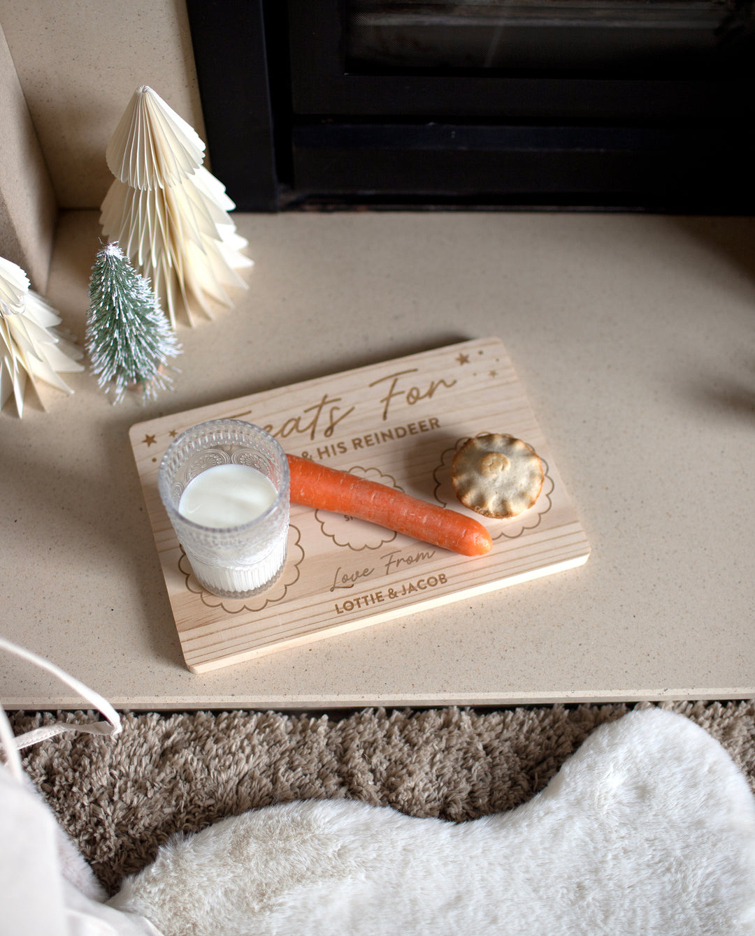 Mabel & Fox - Personalised Christmas Treat Board