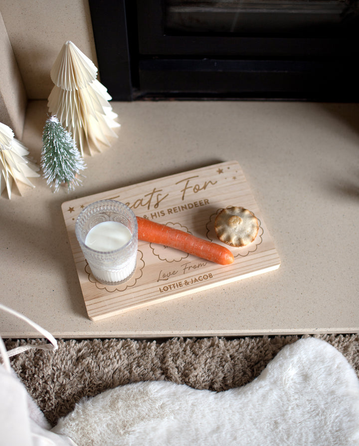 Mabel & Fox - Personalised Christmas Treat Board