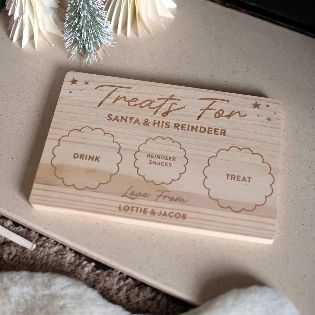 Mabel & Fox - Personalised Christmas Treat Board