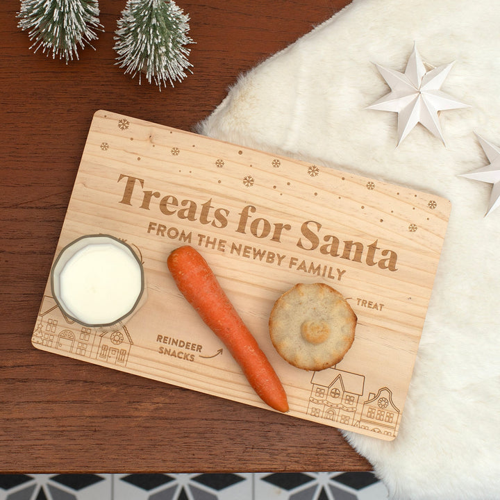 Mabel & Fox - Personalised Christmas Village Treat Board