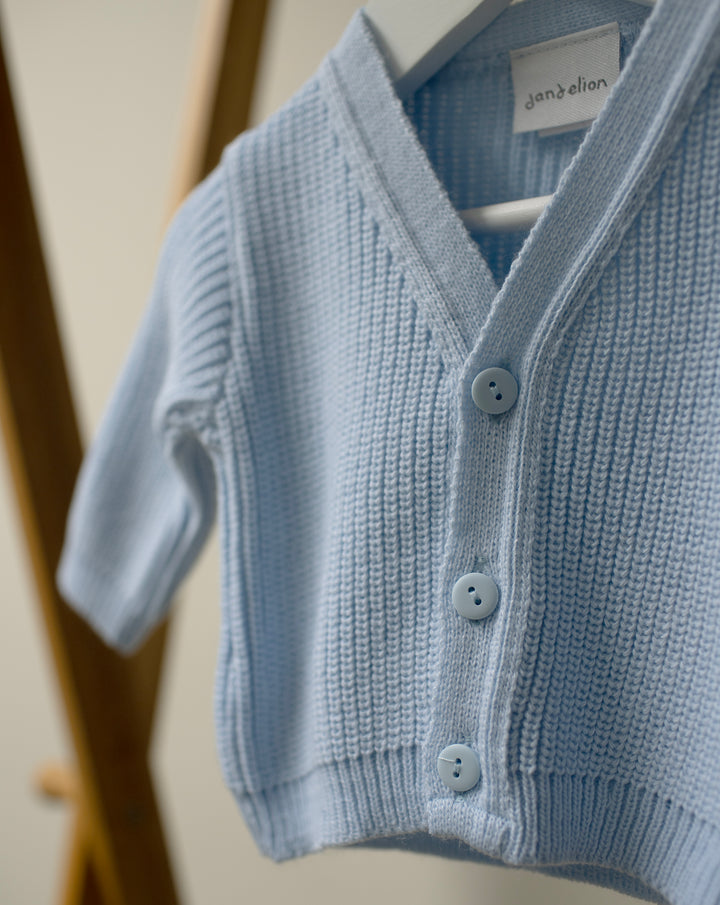 Mabel & Fox - Knitted Cardigan - Blue