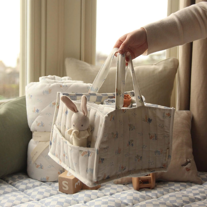 Avery Row - Nappy Caddy - Coastline - Mabel & Fox