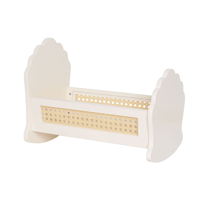 Jabadabado - Dolls Cradle - White - Mabel & Fox