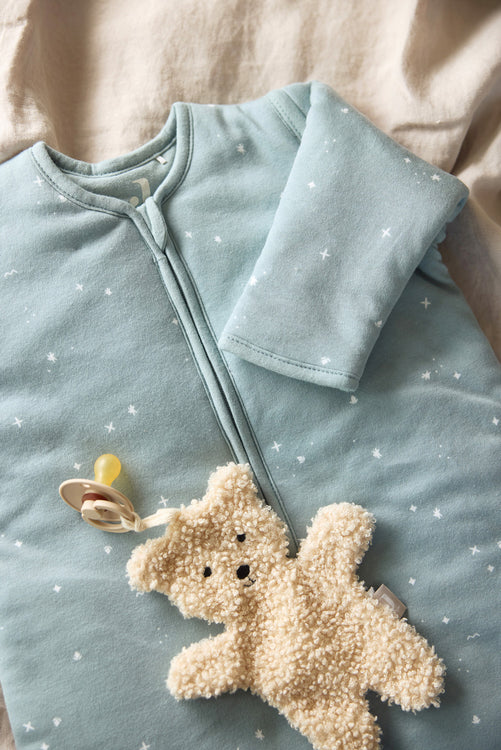 Jollein - Sleeping Bag with Removable Sleeves - Twinkling - Sea Green - Mabel & Fox