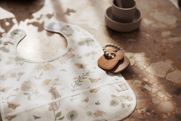 Jollein - Waterproof Bib - Dreamy Mouse (2 Pack) - Mabel & Fox