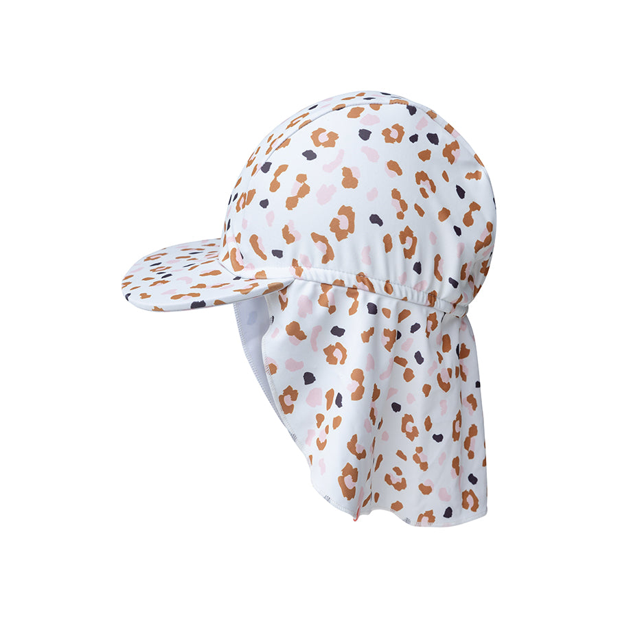 Swim Essentials - UV Sun Cap - Leopard Print - Mabel & Fox