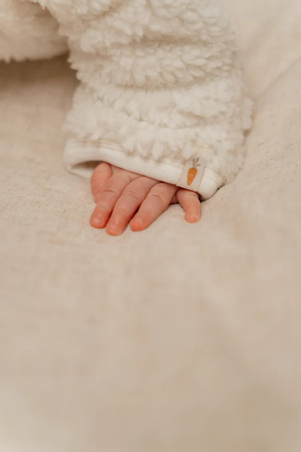 Little Dutch - Teddy One-Piece Suit Baby Bunny - Off-White - Mabel & Fox