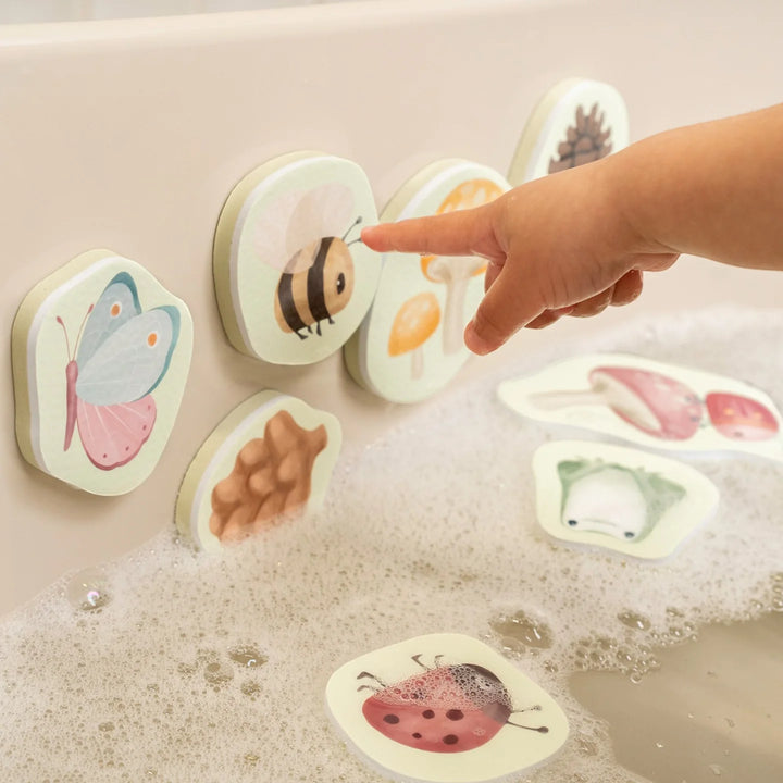 Little Dutch - Bath Foam Figures - Forest Friends - Mabel & Fox