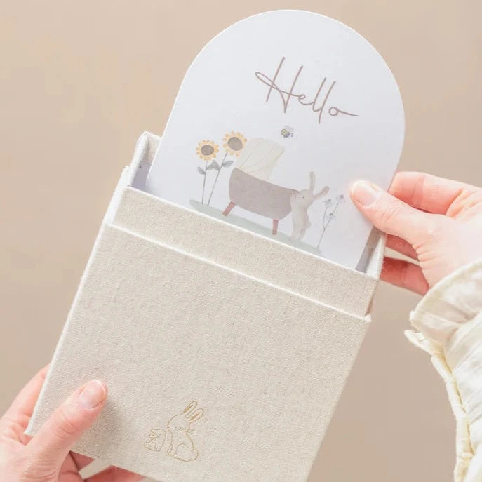 Little Dutch - Baby Milestone Cards - Baby Bunny - Mabel & Fox