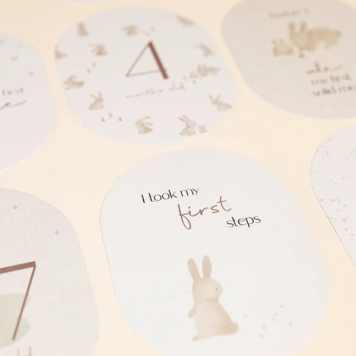 Little Dutch - Baby Milestone Cards - Baby Bunny - Mabel & Fox