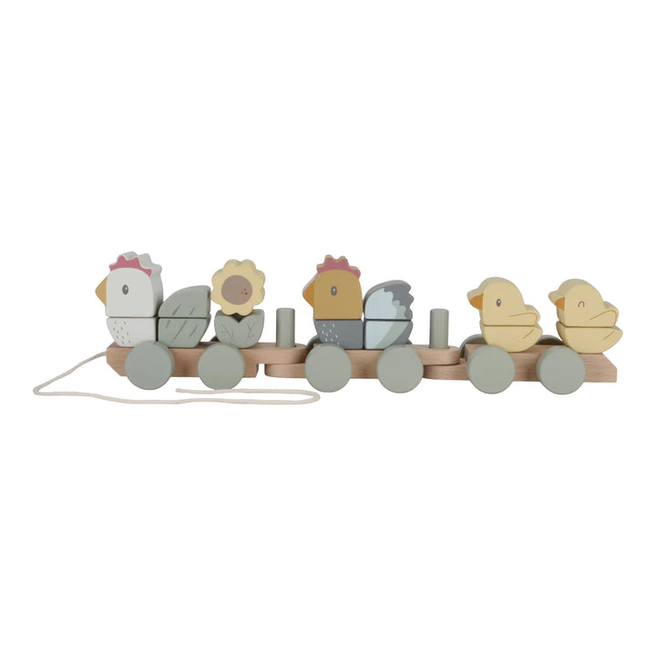 Little Dutch - Stacking Train Chicken - Little Farm - Mabel & Fox