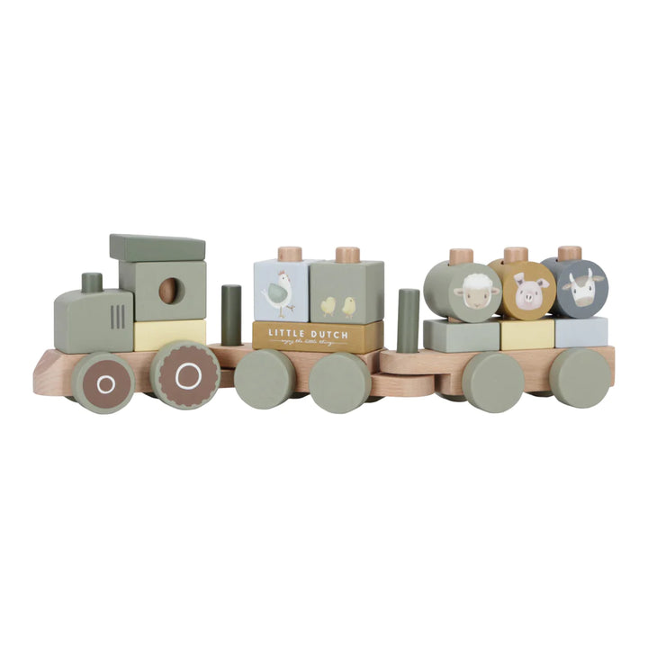 Little Dutch - Stacking Train Tractor - Little Farm - Mabel & Fox