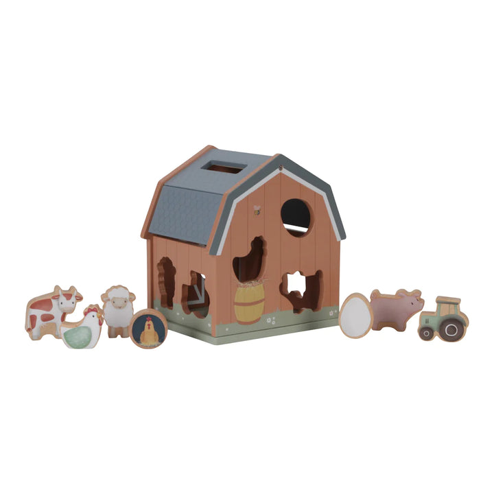 Little Dutch - Shape Sorter - Little Farm - Mabel & Fox