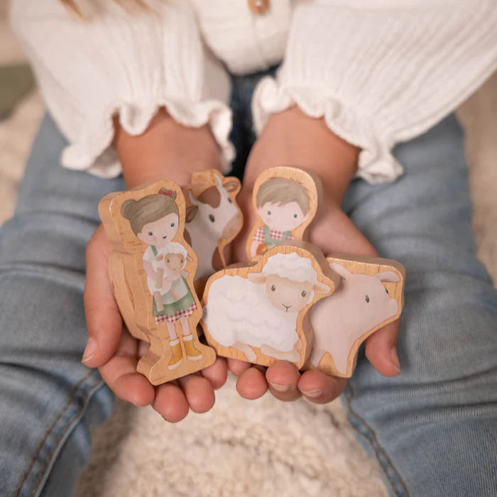 Little Dutch - Wooden Train Track - Little Farm - Mabel & Fox