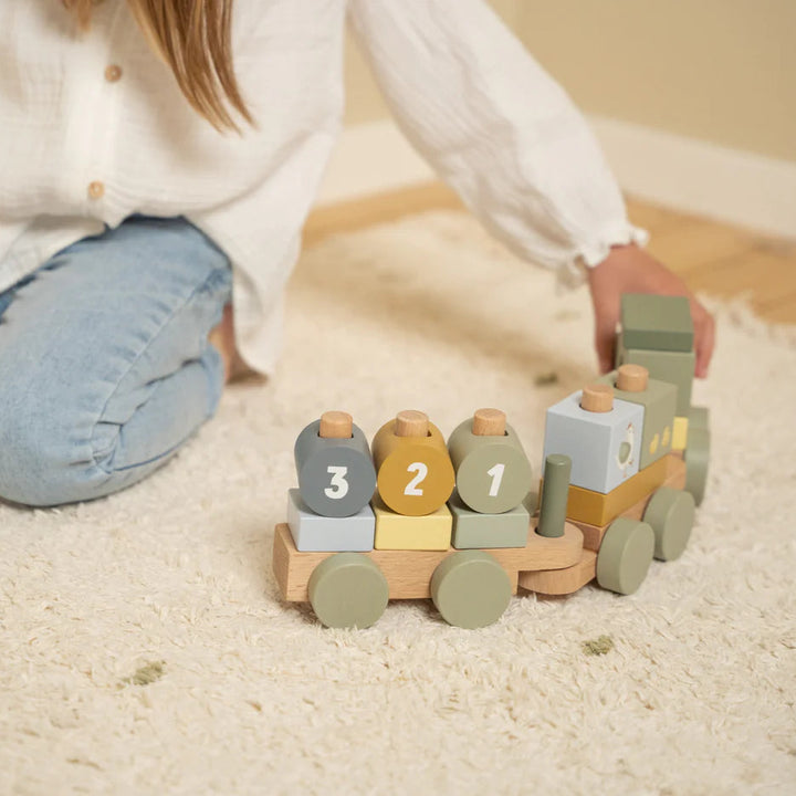 Little Dutch - Stacking Train Tractor - Little Farm - Mabel & Fox
