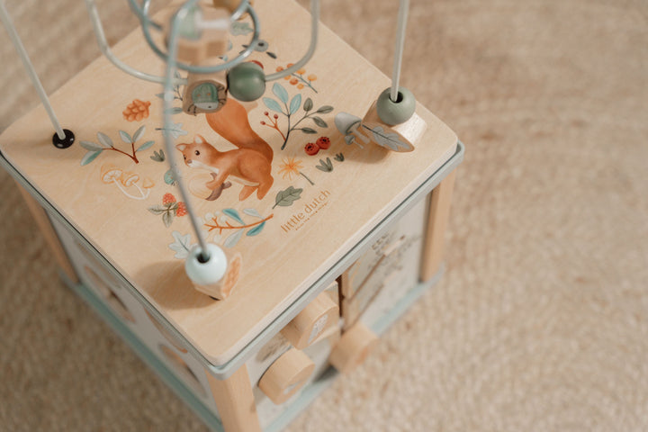 Little Dutch - Activity Cube - Forest Friends - Mabel & Fox