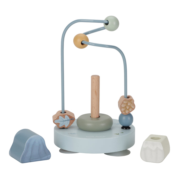 Little Dutch - Wooden Activity Spiral Small - Mushroom Forest Friends - Mabel & Fox