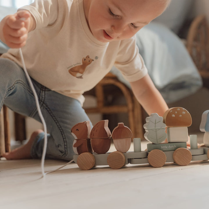 Little Dutch - Stacking Train - Squirrel - Forest Friends - Mabel & Fox