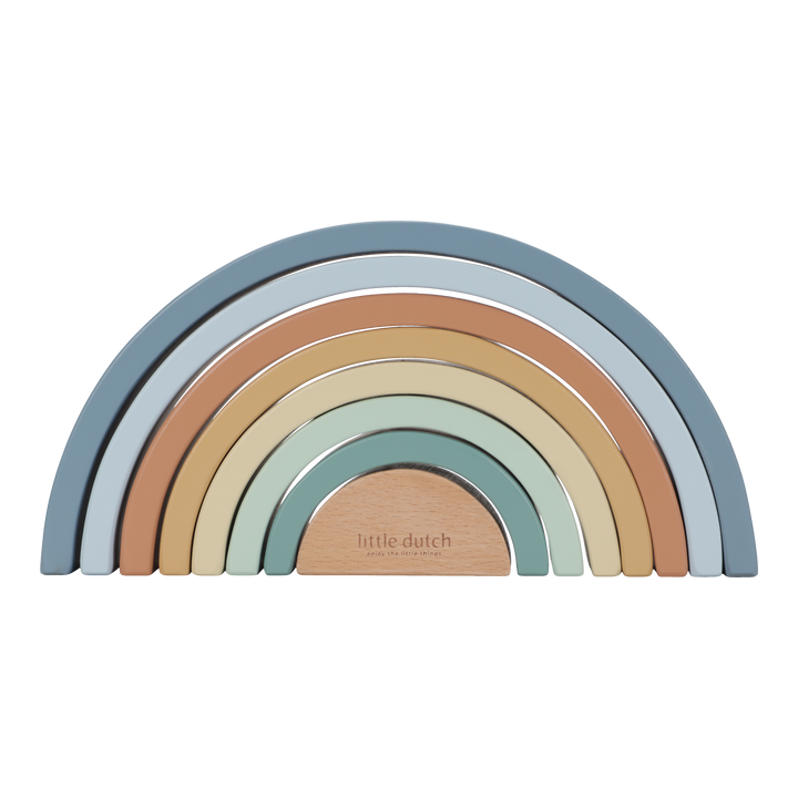 Little Dutch - Rainbow Stacker - Forest Friends - Mabel & Fox