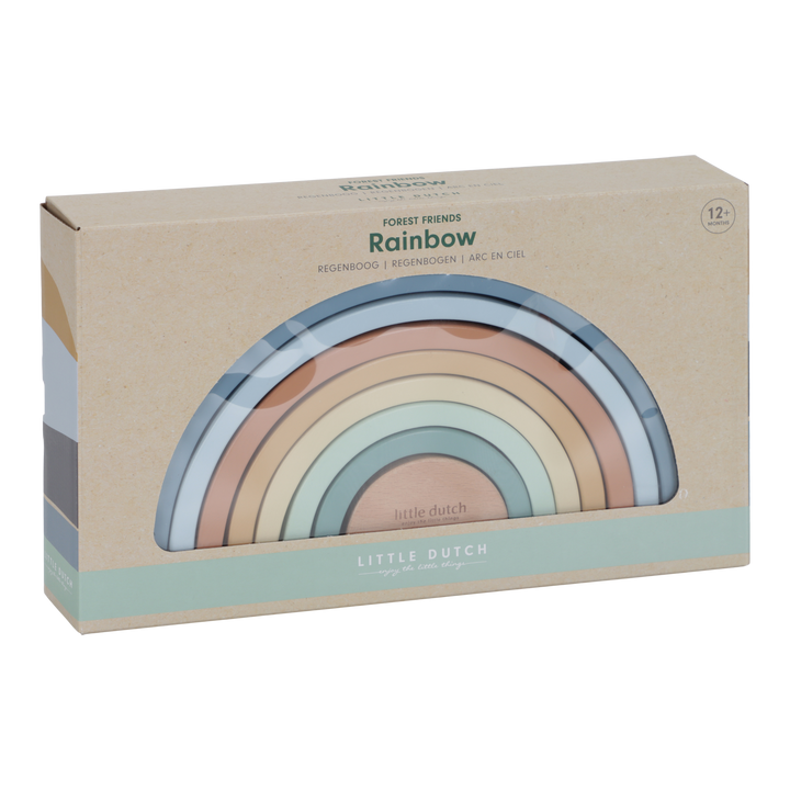 Little Dutch - Rainbow Stacker - Forest Friends - Mabel & Fox