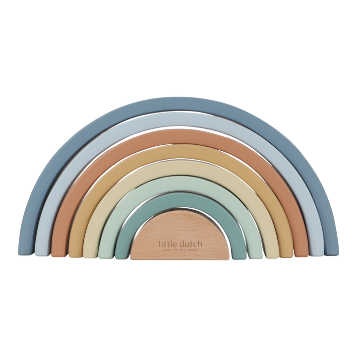 Little Dutch - Rainbow Stacker - Forest Friends - Mabel & Fox