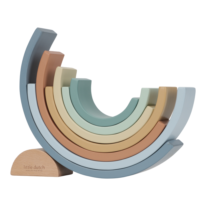 Little Dutch - Rainbow Stacker - Forest Friends - Mabel & Fox